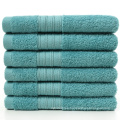 Wholesale Hot Sale Brand Luxury Towel Set Adults 6pc Bath Cotton Towels Set